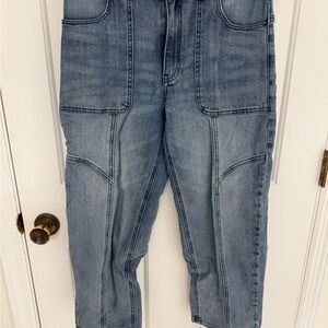 Pilcro & the letter press crop stretch  Blue Denim Jeans as 30 12
